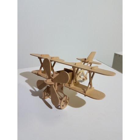 Avião 3d Em Mdf