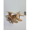 Avião 3d Em Mdf