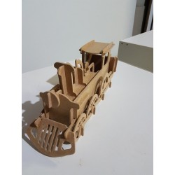 Locomotiva Maria Fumaça 3d