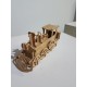Locomotiva Maria Fumaça 3d