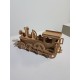 Locomotiva Maria Fumaça 3d