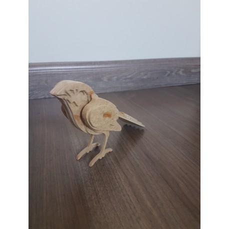 Miniatura Passarinho 3d